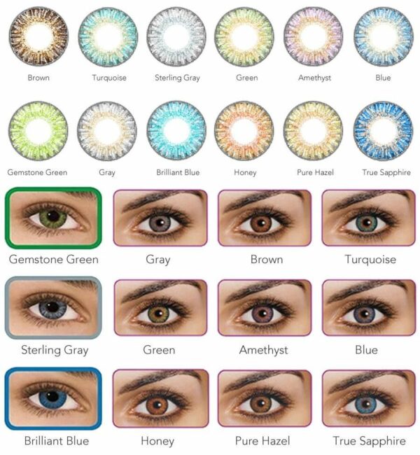 ⁦Air Optix Color (Alcon) – Monthly(C) Vision⁩ - الصورة ⁦2⁩