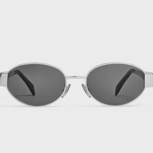 Celine Triomphe oval-silver