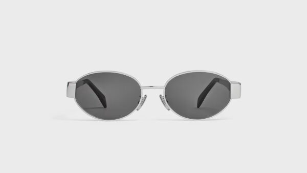 Celine Triomphe oval-silver